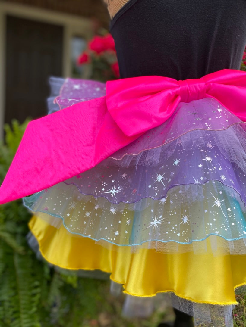 Starry Celebrations Running Tutu Skirt Inspired by Disneyland's 70th Celebrations!