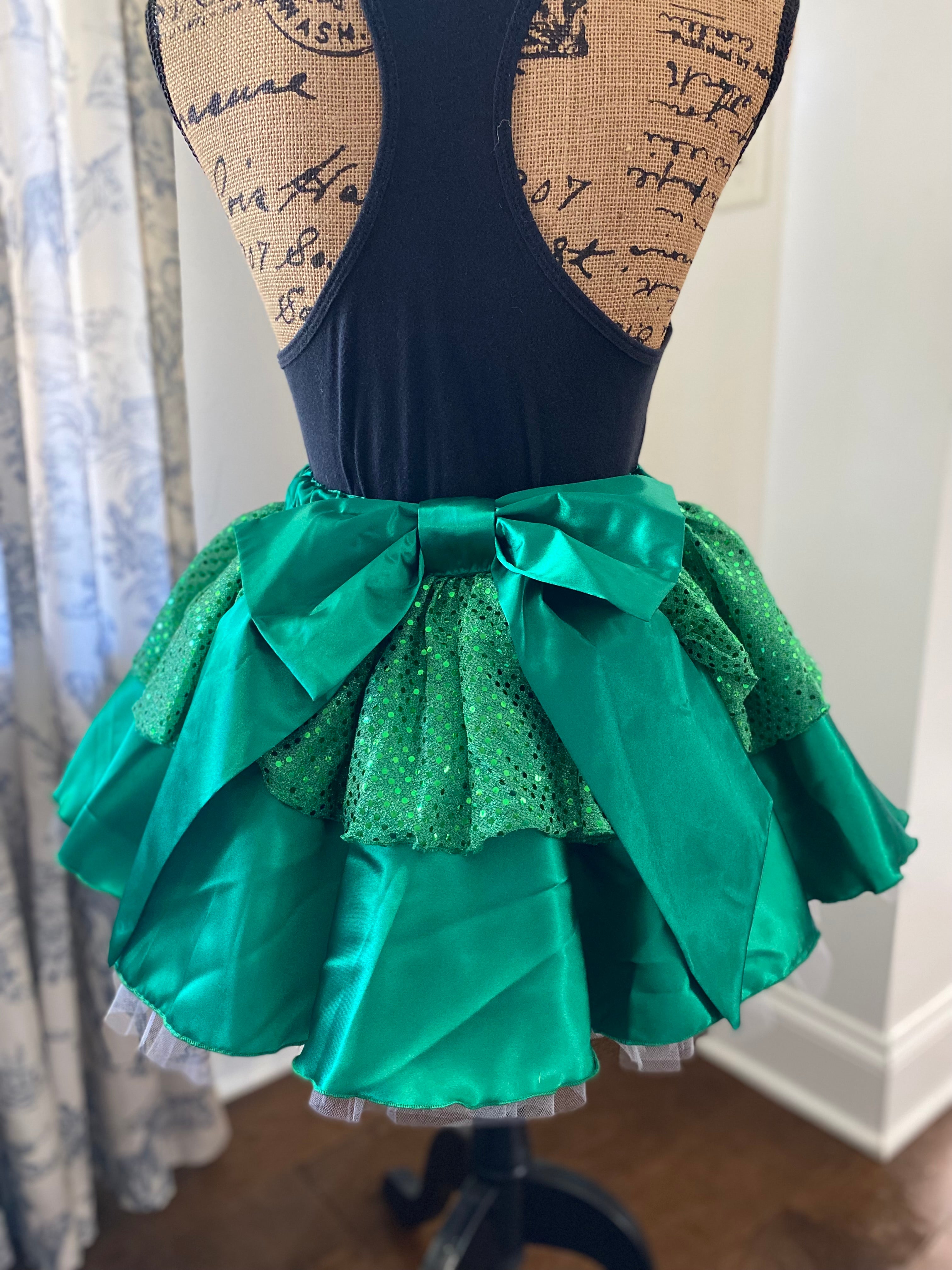 Green With Envy Running Tutu Skirt