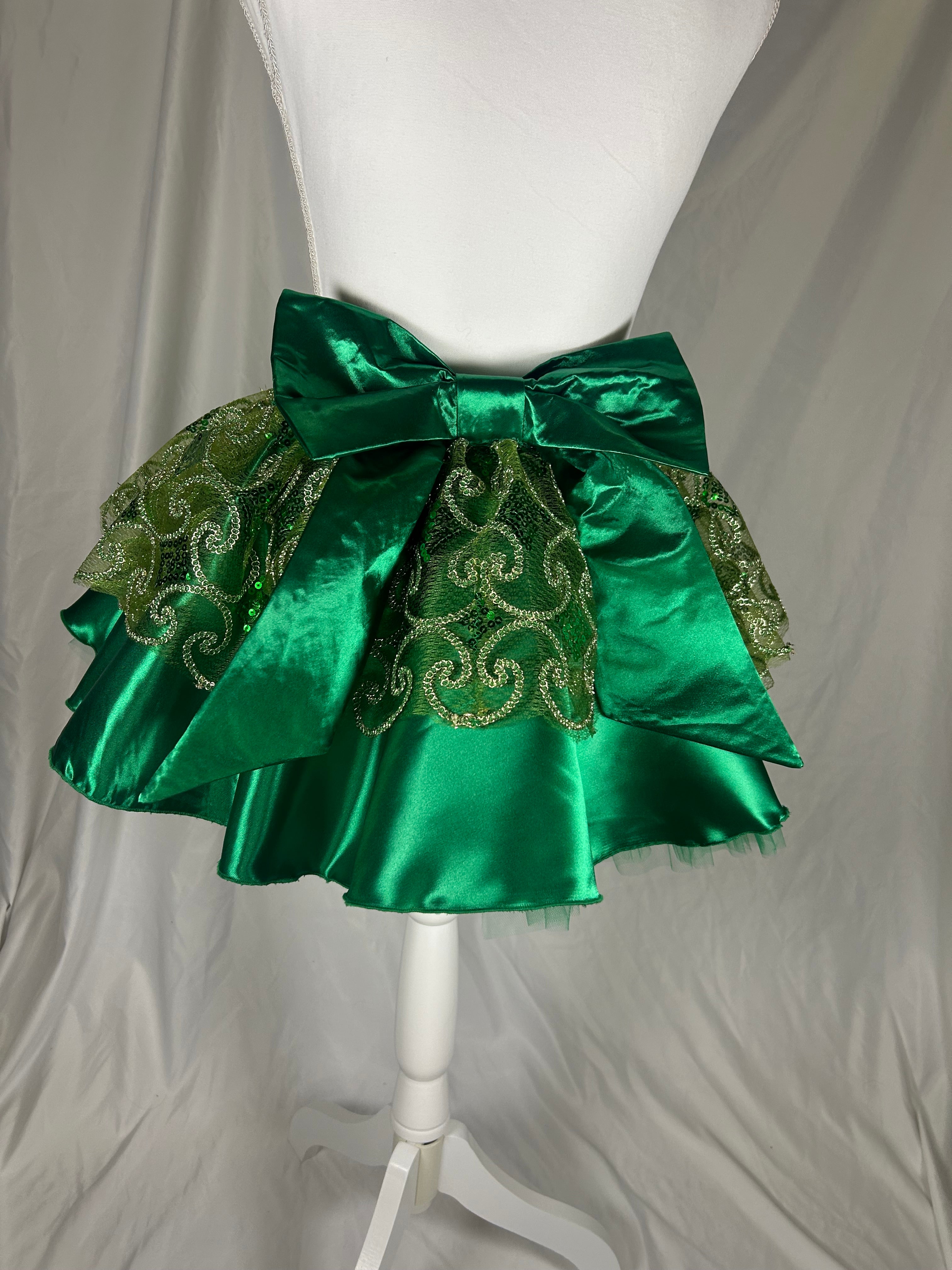 Kelly Green on Green Tutu Skirt - XS Only