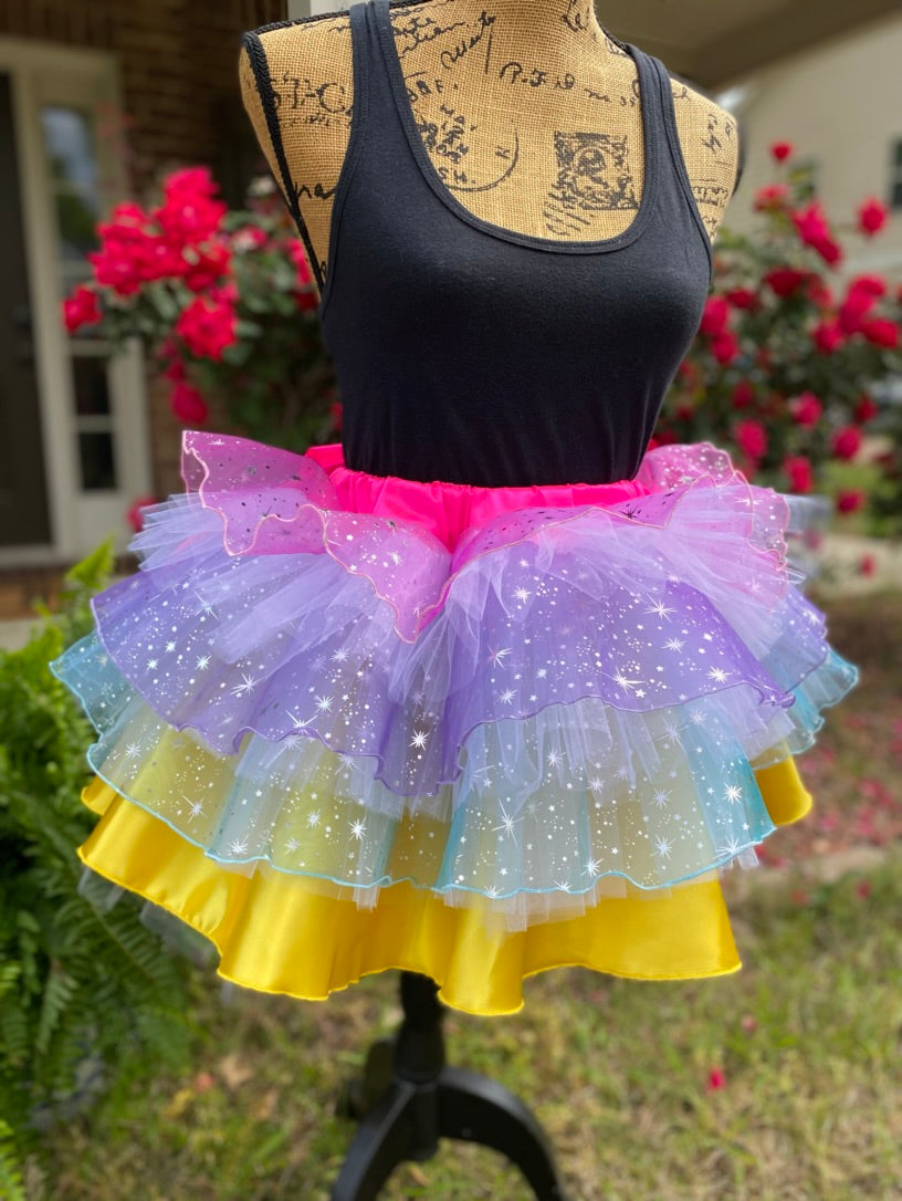 Starry Celebrations Running Tutu Skirt Inspired by Disneyland's 70th Celebrations!
