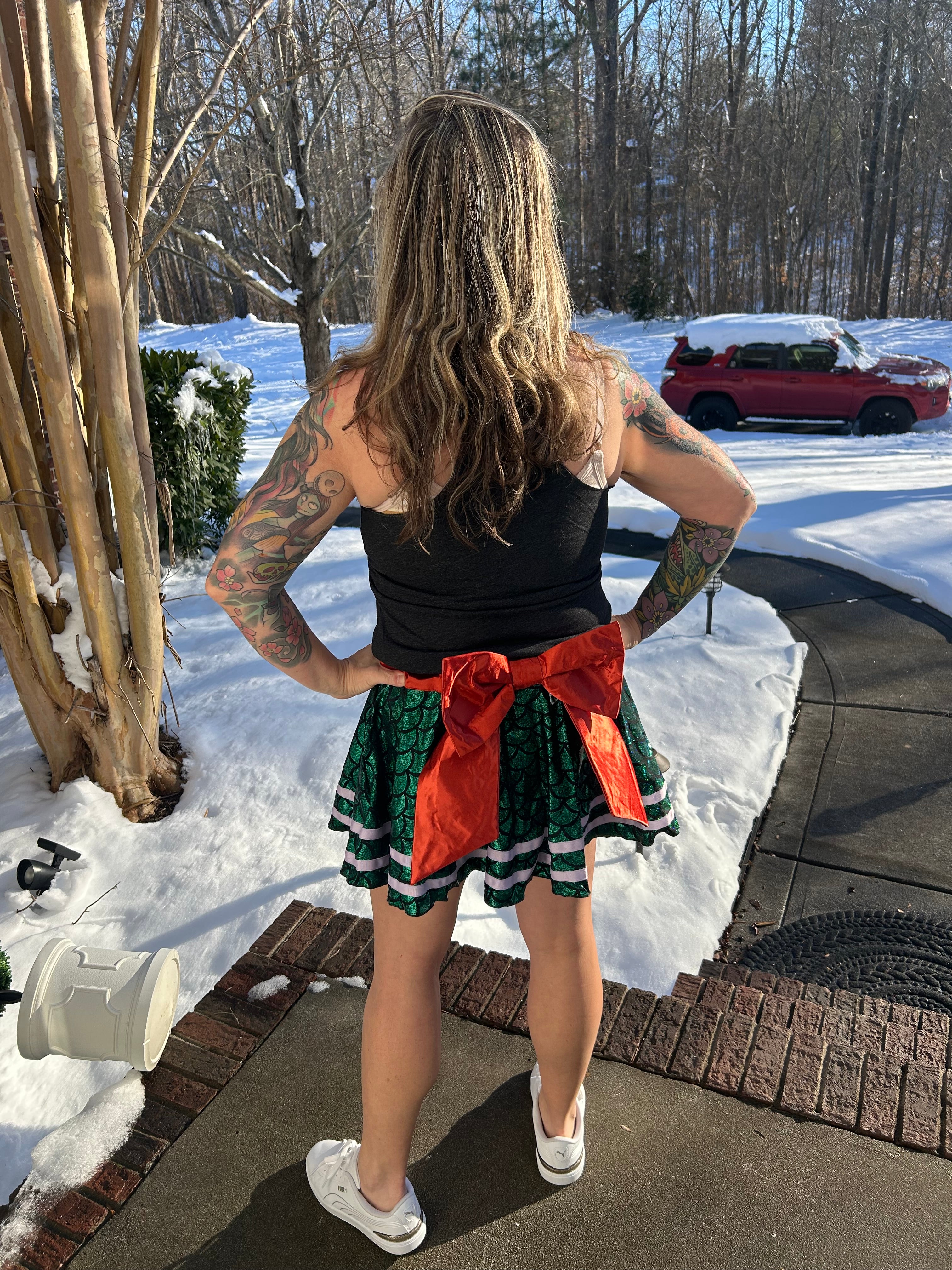 Mermaid In the Sea Running Skirt