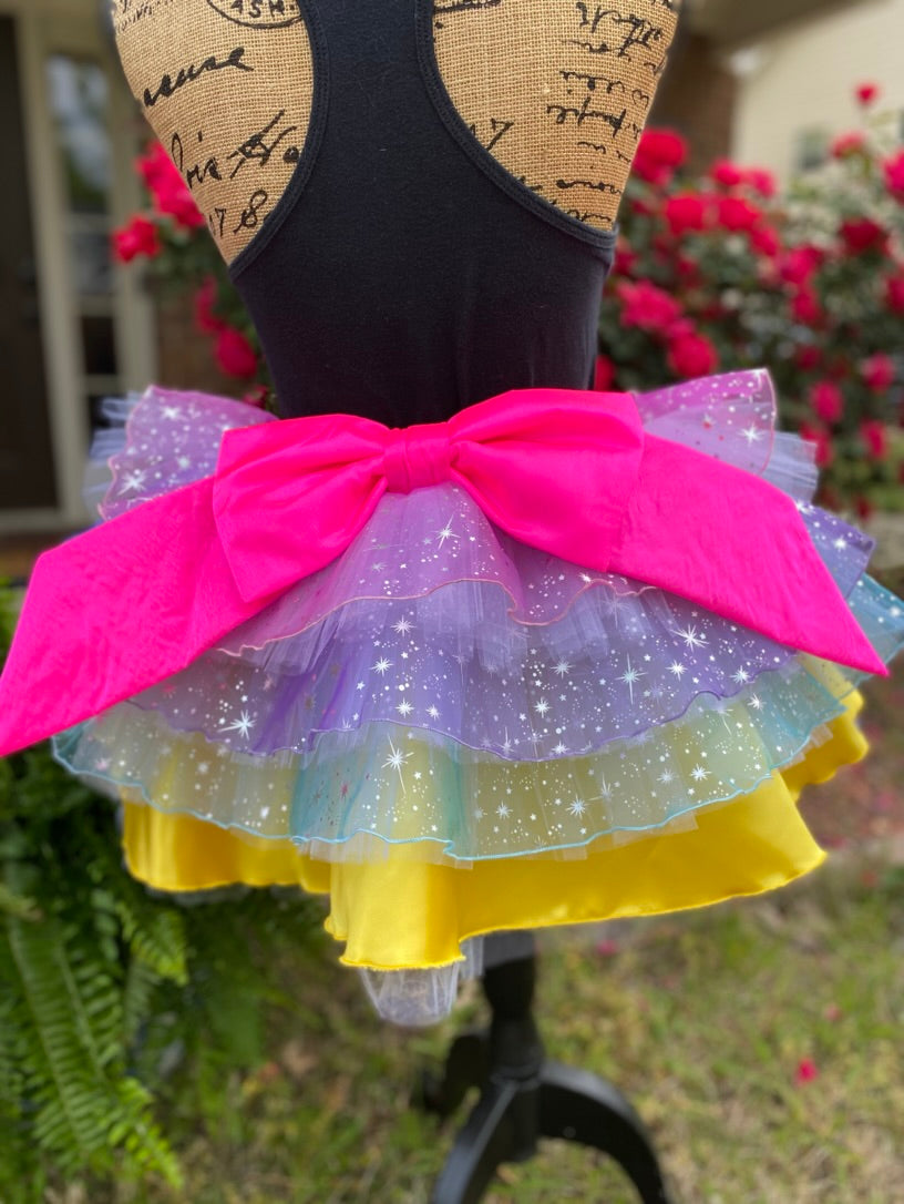 Starry Celebrations Running Tutu Skirt Inspired by Disneyland's 70th Celebrations!