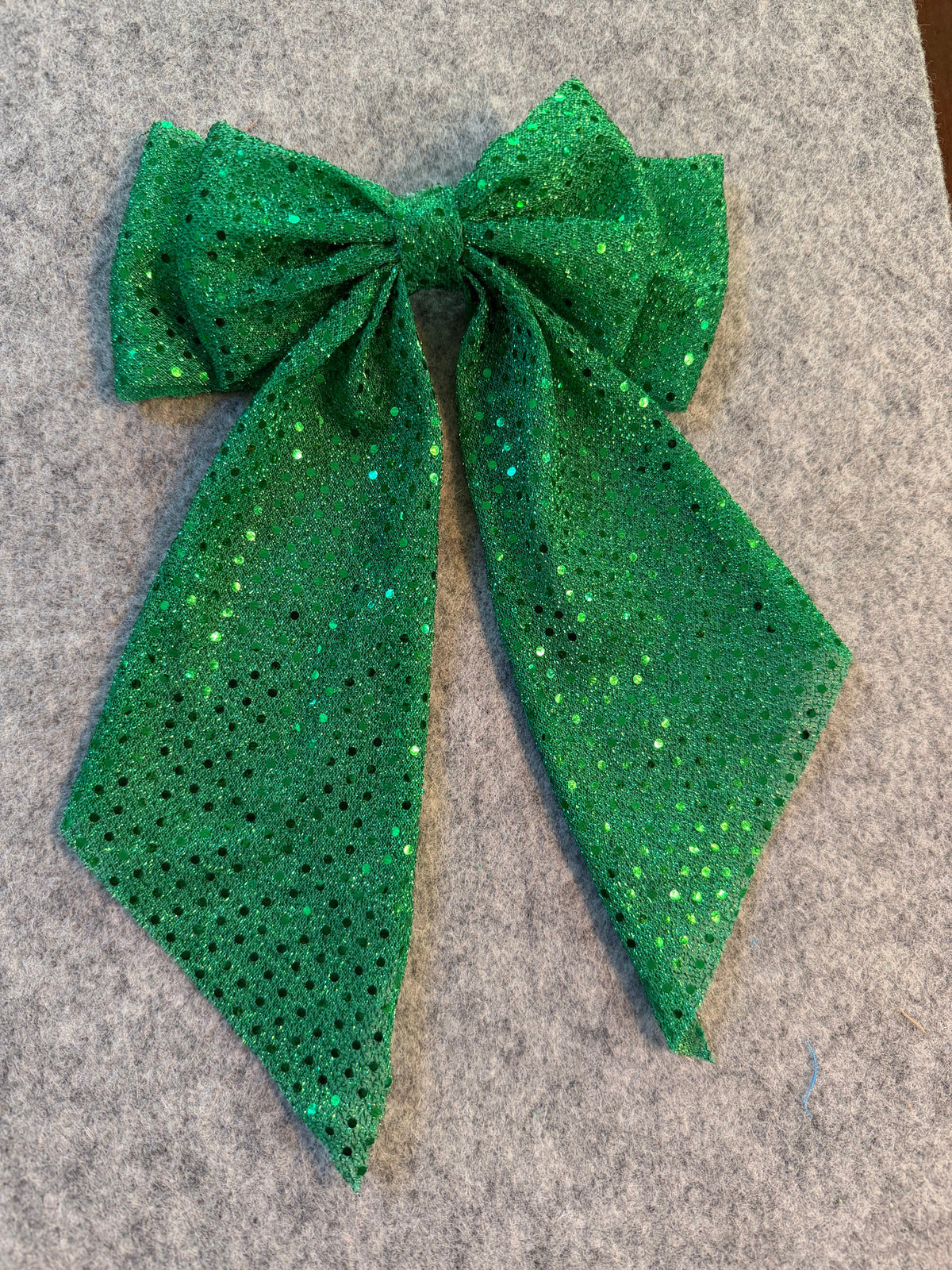 Margaritas & Lime Green Everyday Running Skirt – Sparkle Performance Skirt with Kelly Green Waist, Bow & Grosgrain Detail