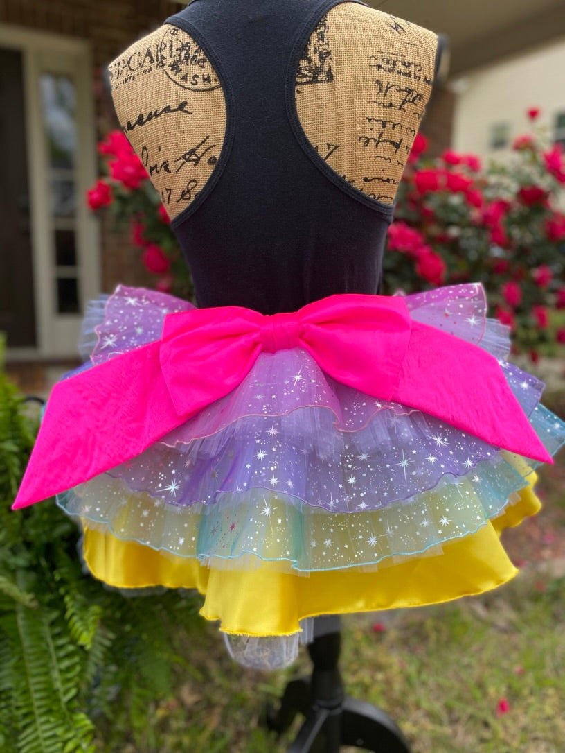 Starry Celebrations Running Tutu Skirt Inspired by Disneyland's 70th Celebrations!