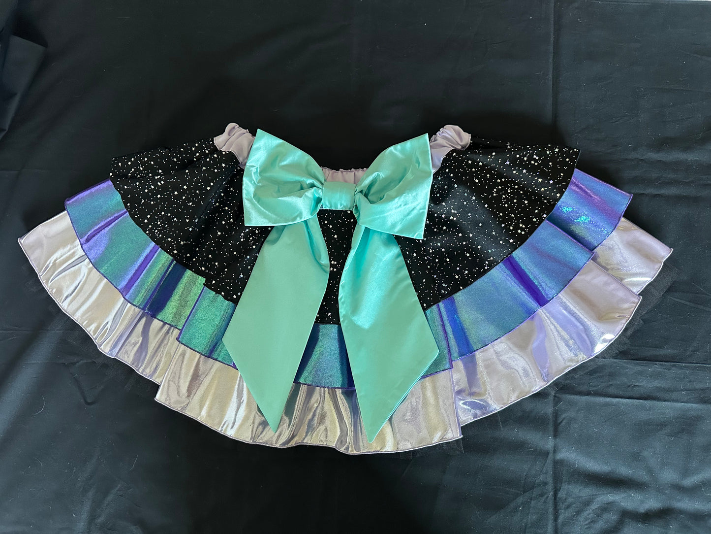 Size M LAST UNIT 3-tier Galaxy Skirt