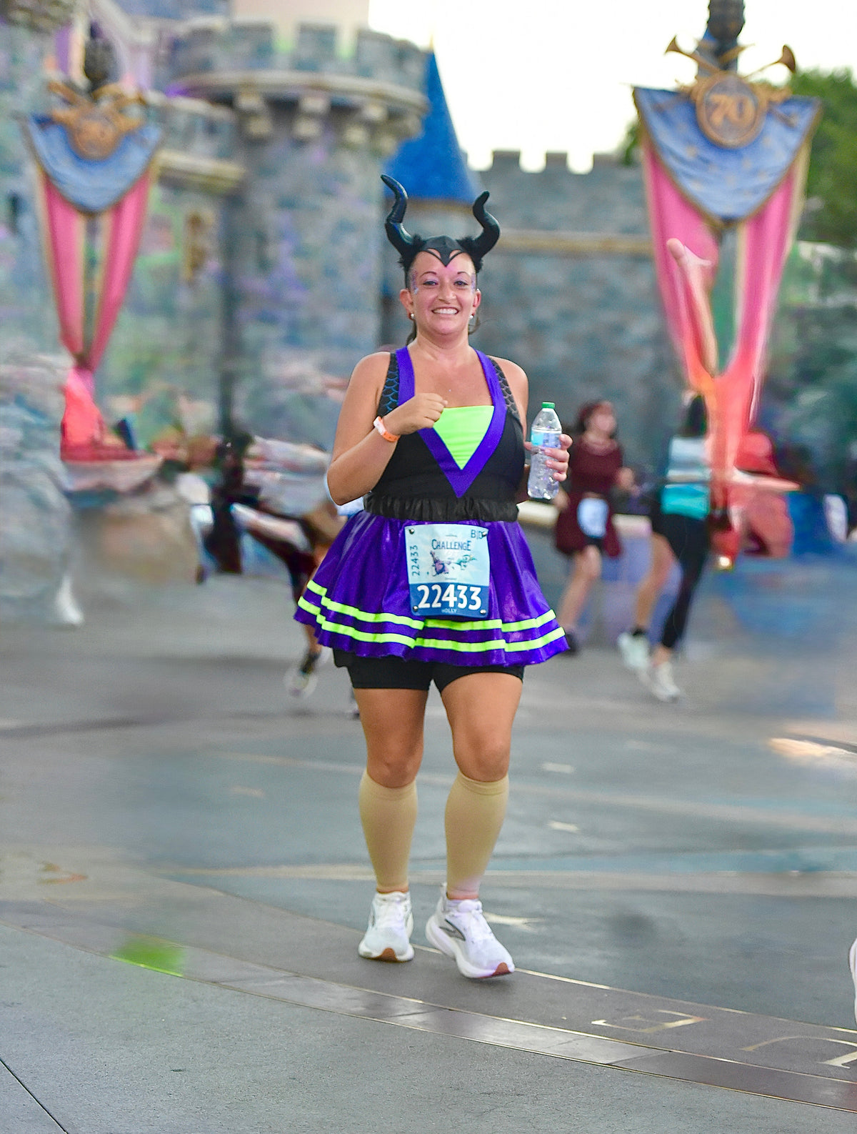 So Bad It's Good Everyday Running Skirt Inspired by Maleficent