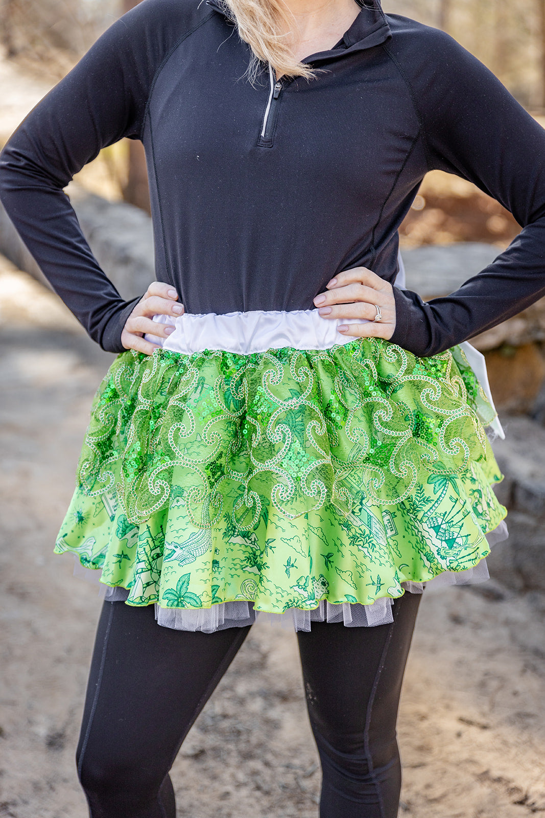 Adventure Awaits Tutu Running Skirt