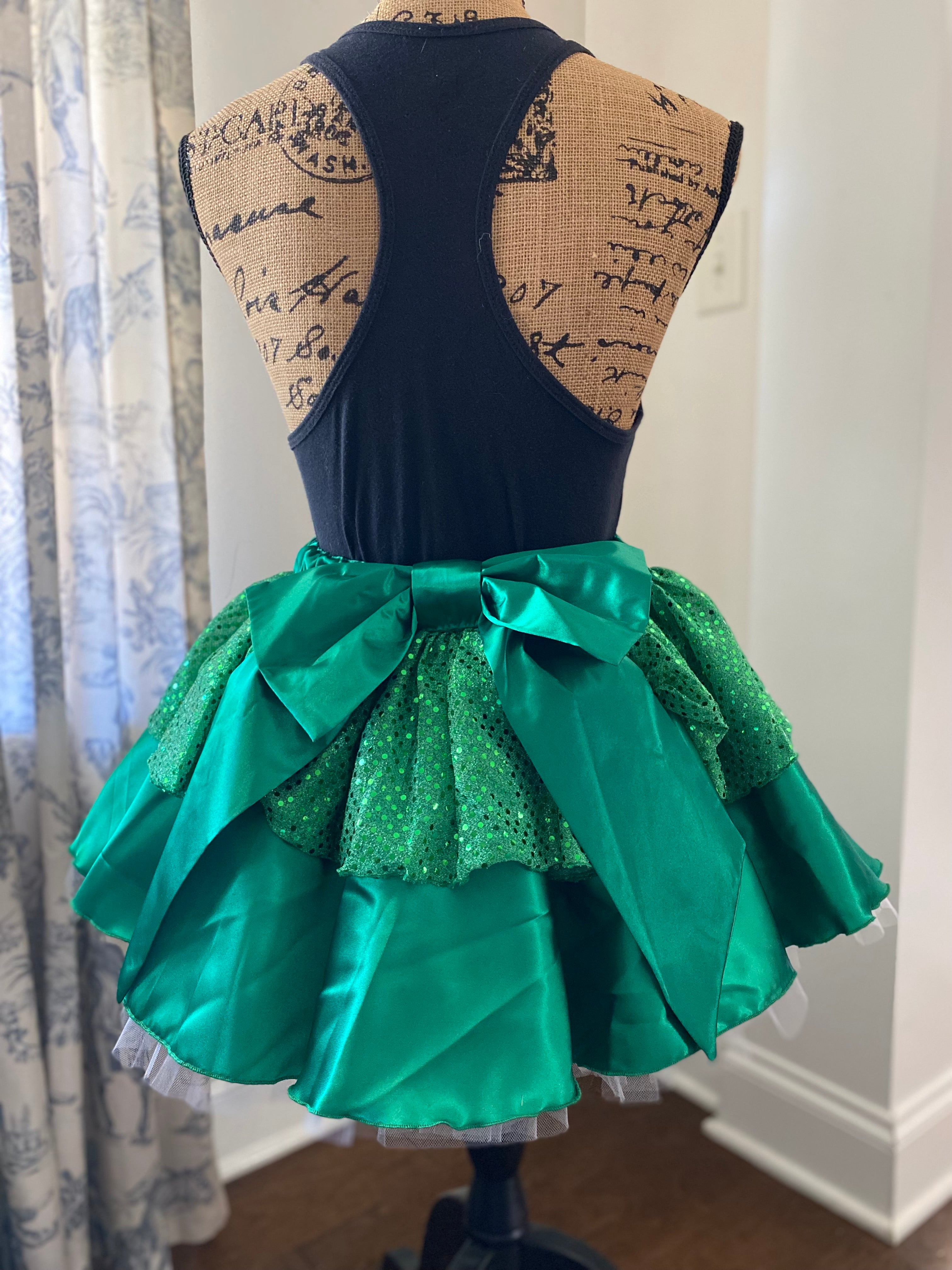Green With Envy Running Tutu Skirt