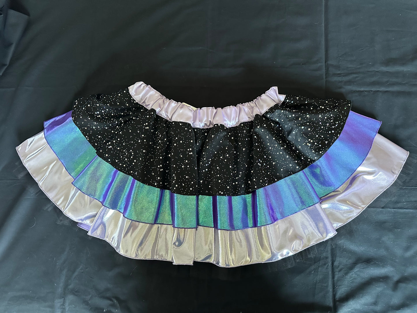 Size M LAST UNIT 3-tier Galaxy Skirt