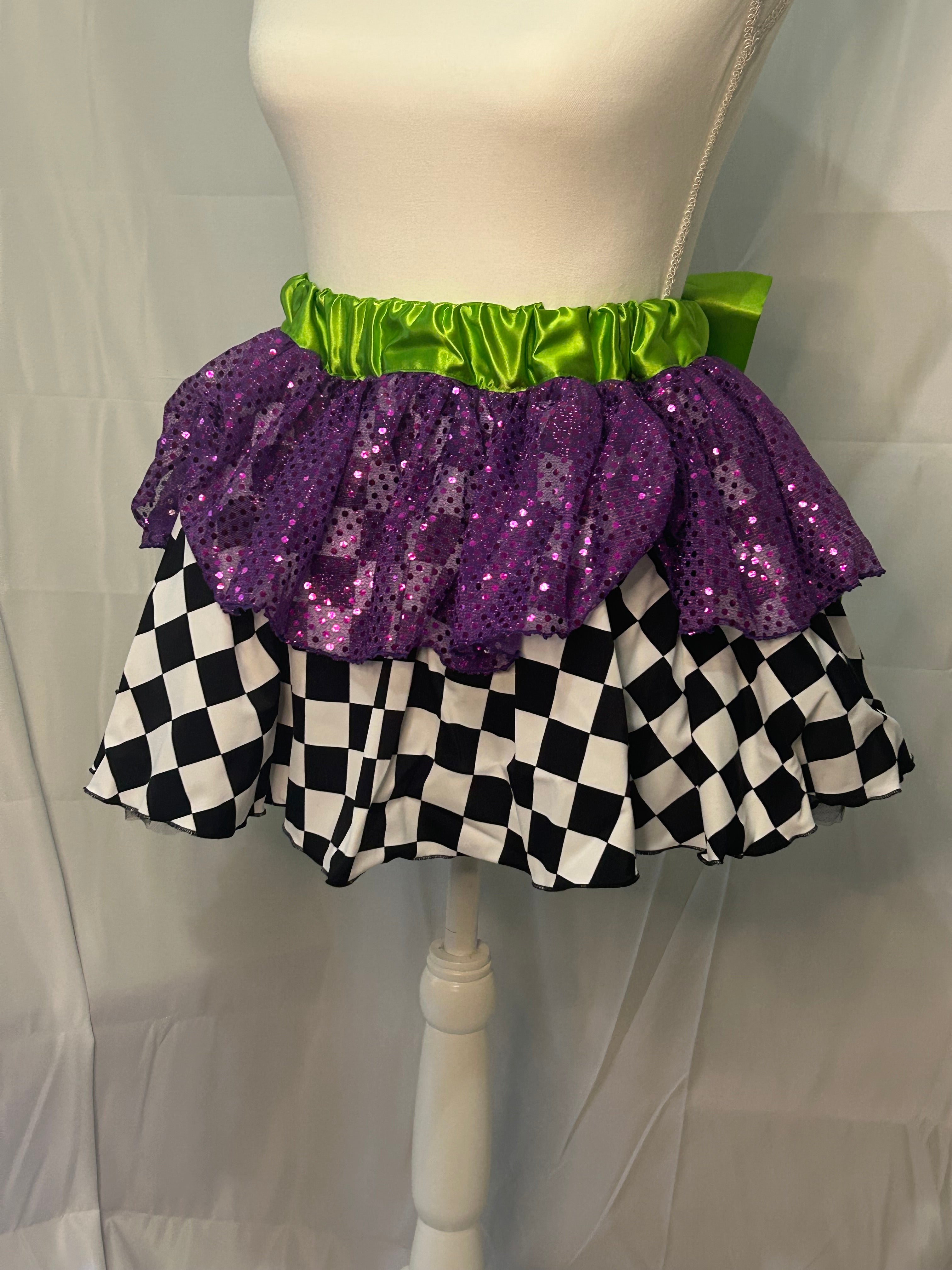 Tricks Treats & Twirls Halloween Party Skirt