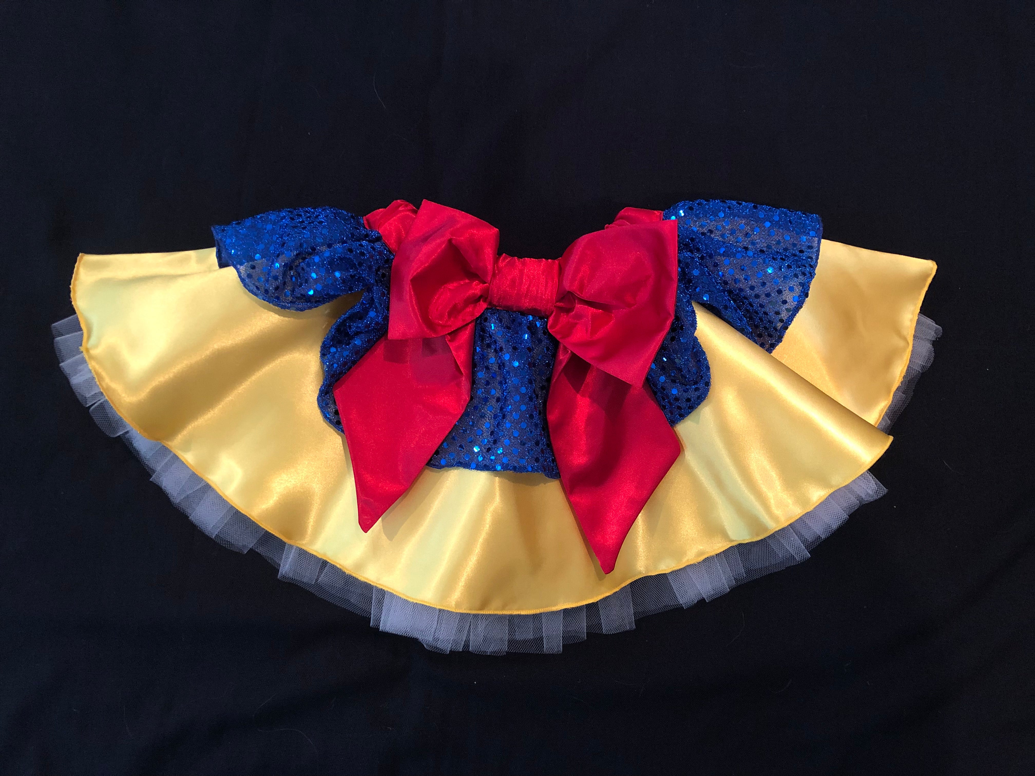 Little Princess Children's Tutu Skirt Inspired by Snow White (PREORDER)