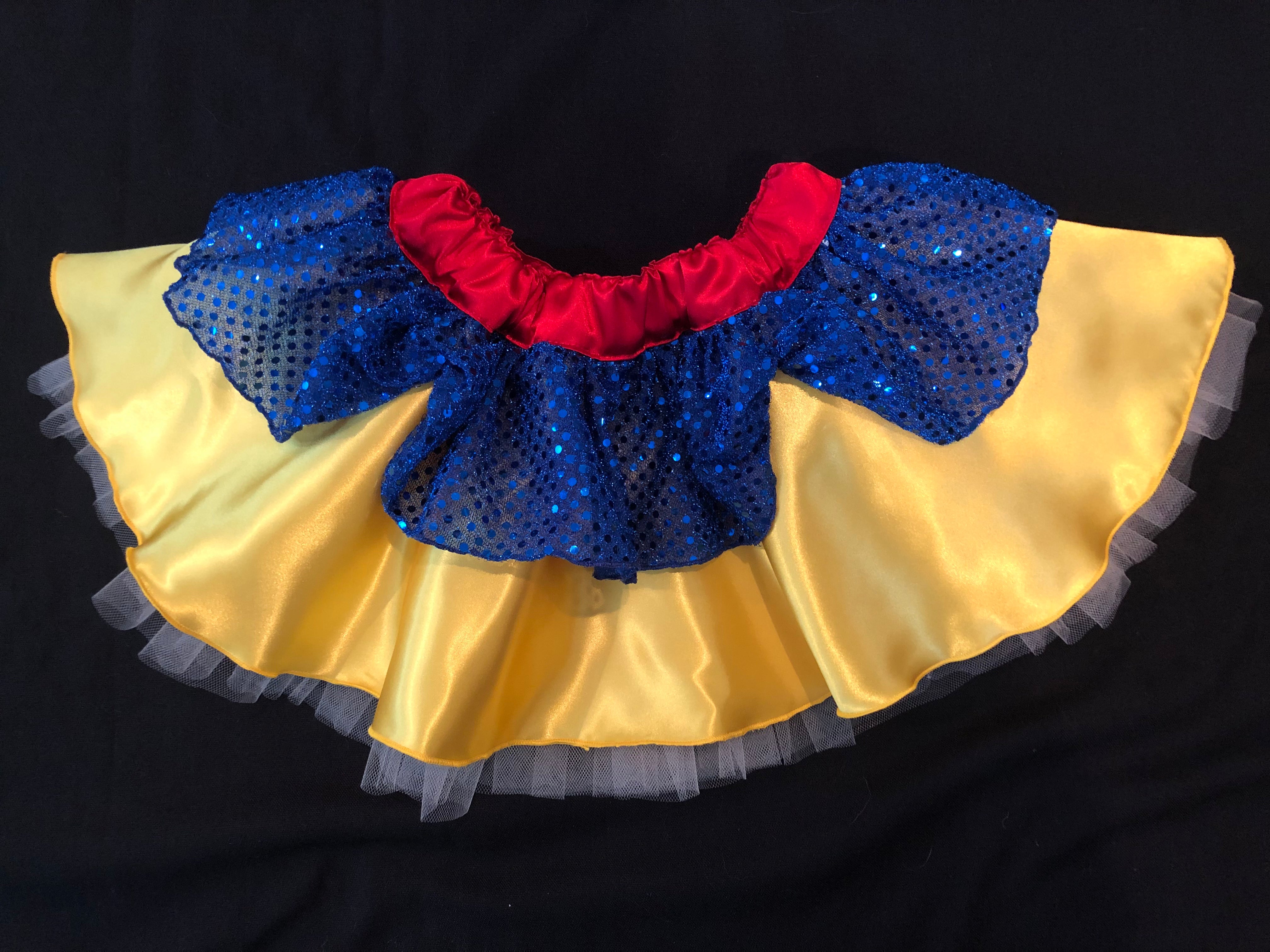 Little Princess Children's Tutu Skirt Inspired by Snow White (PREORDER)