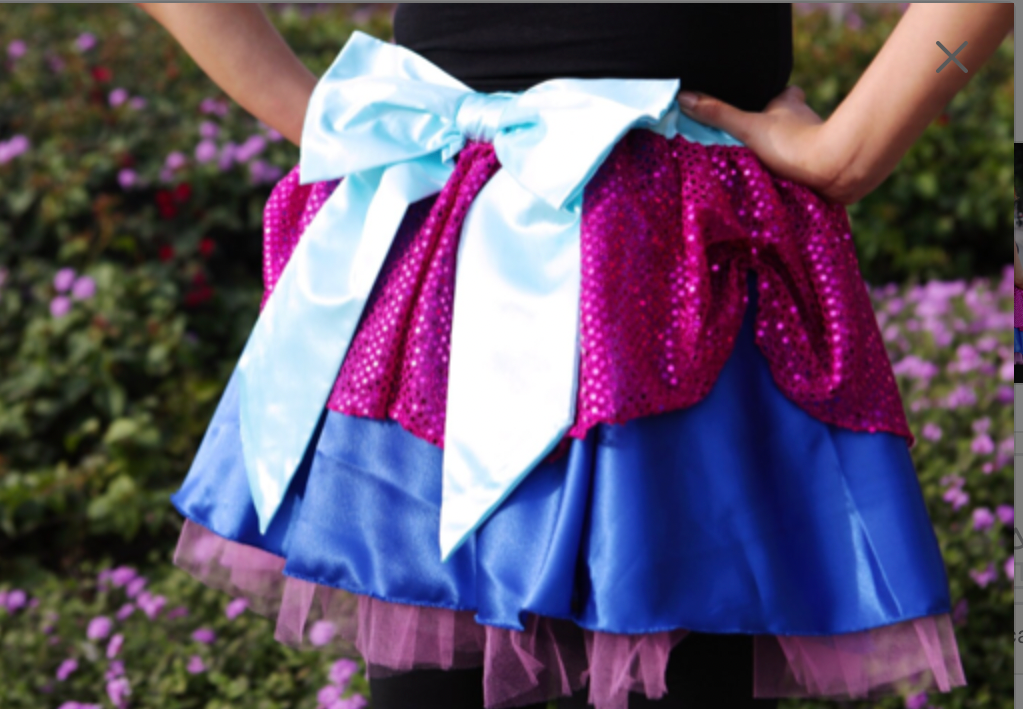 Little Sister Princess Running Tutu Skirt