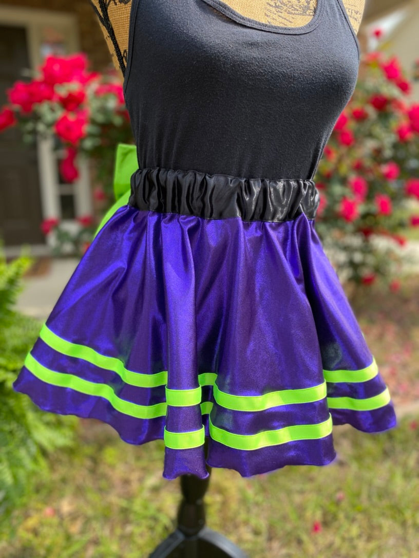 So Bad It's Good Running Skirt Inspired by Maleficent