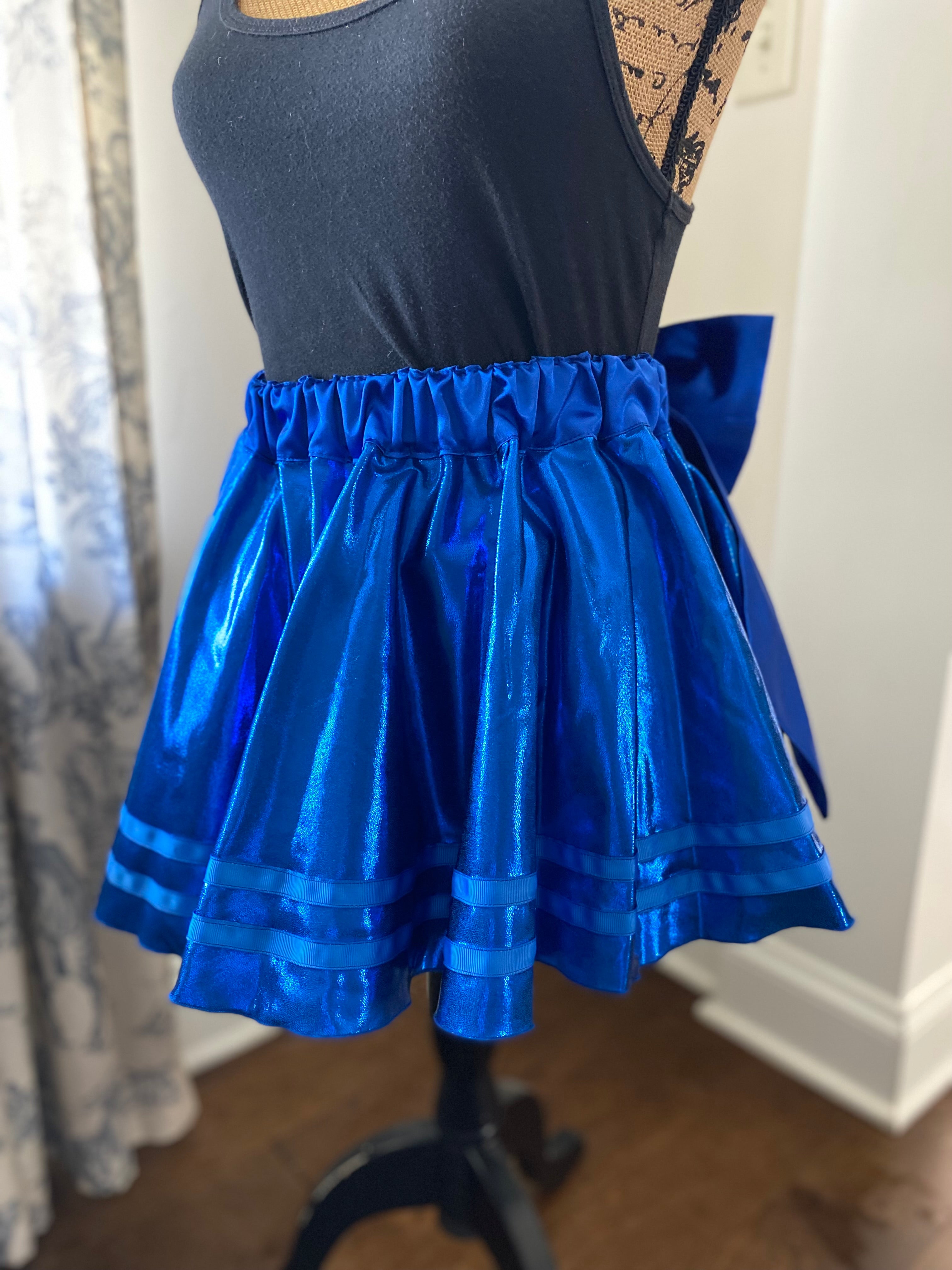 Fit for Royalty Blue Running Skirt
