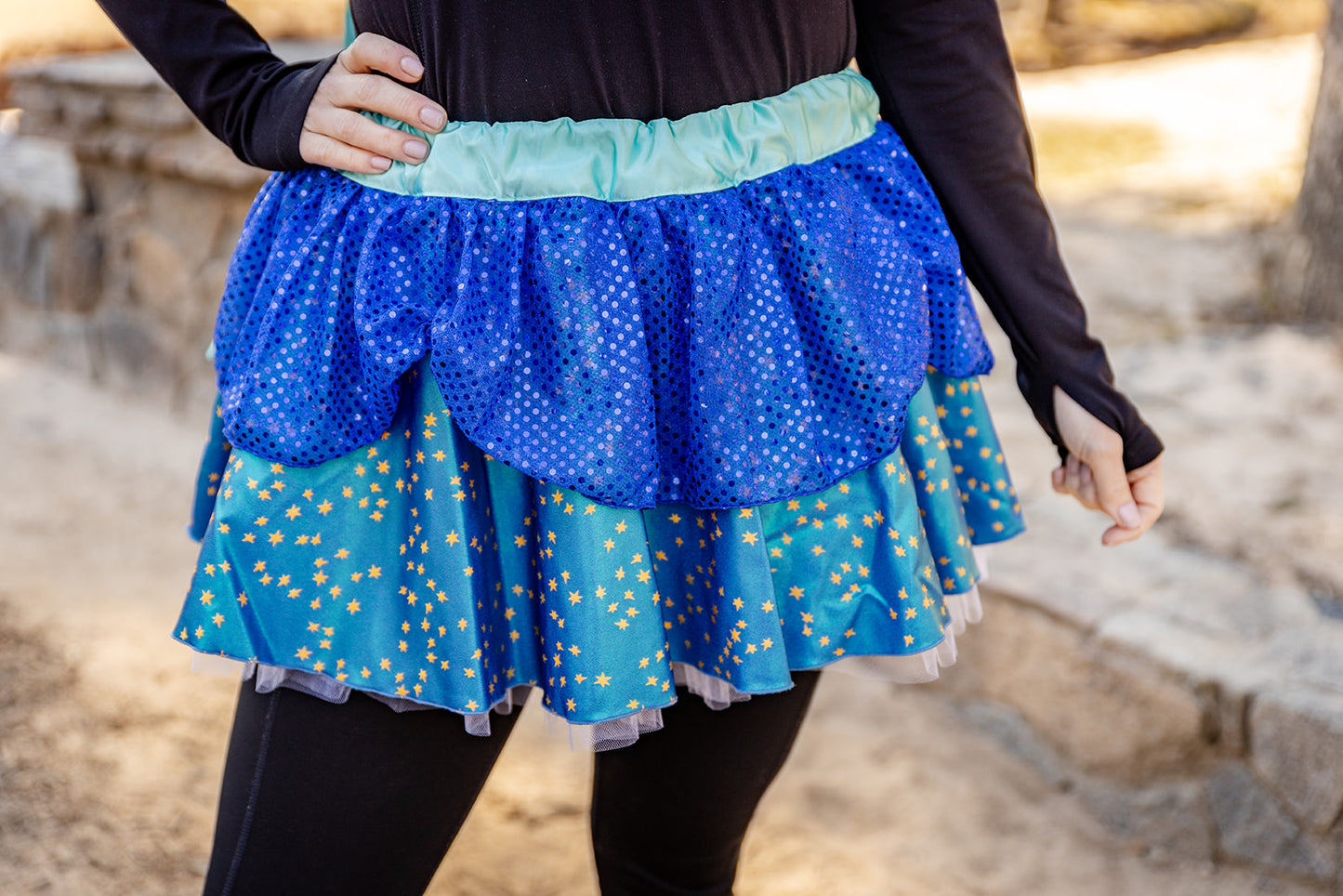 Second Star to the Right Tutu Running Skirt