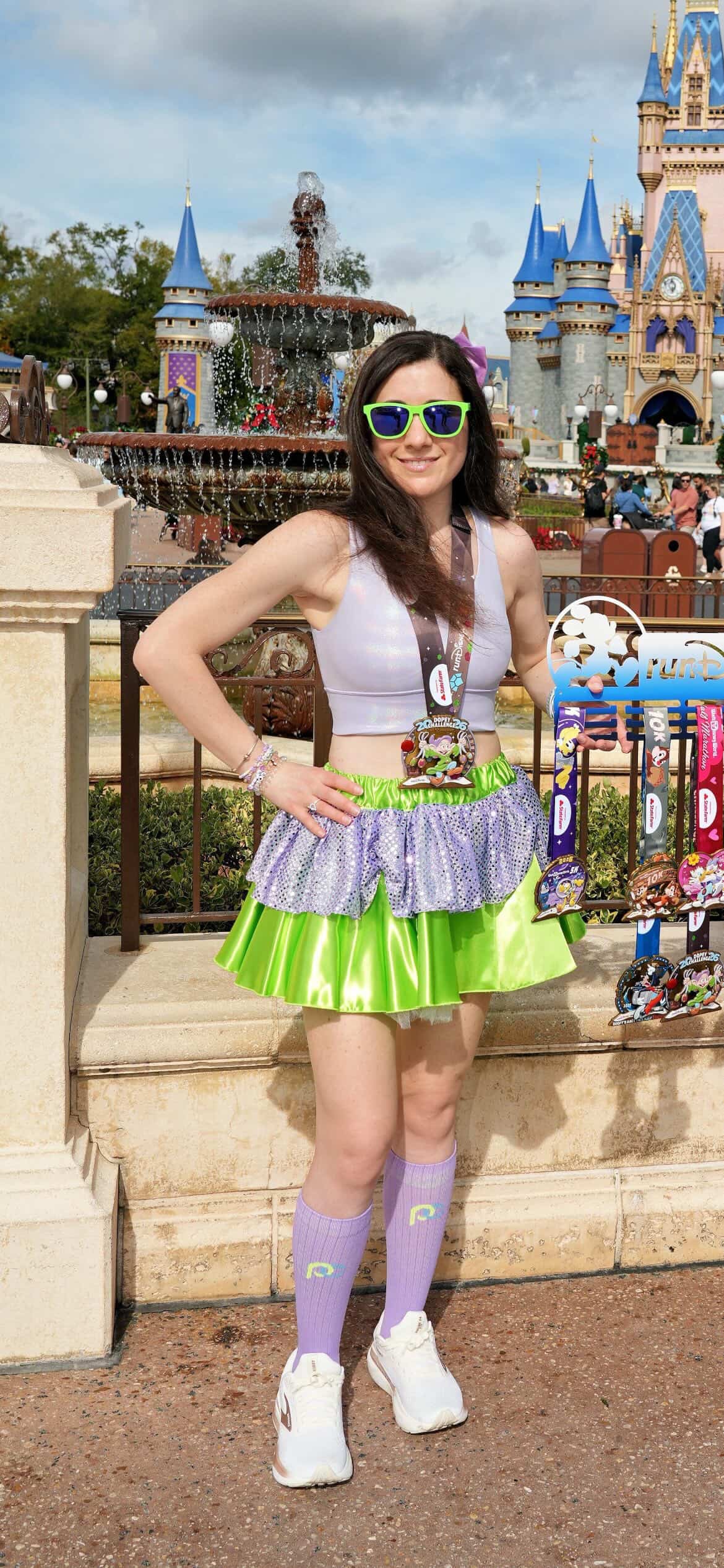 PREORDER - Classically Silly – Dopey Inspired Tutu Running Skirt