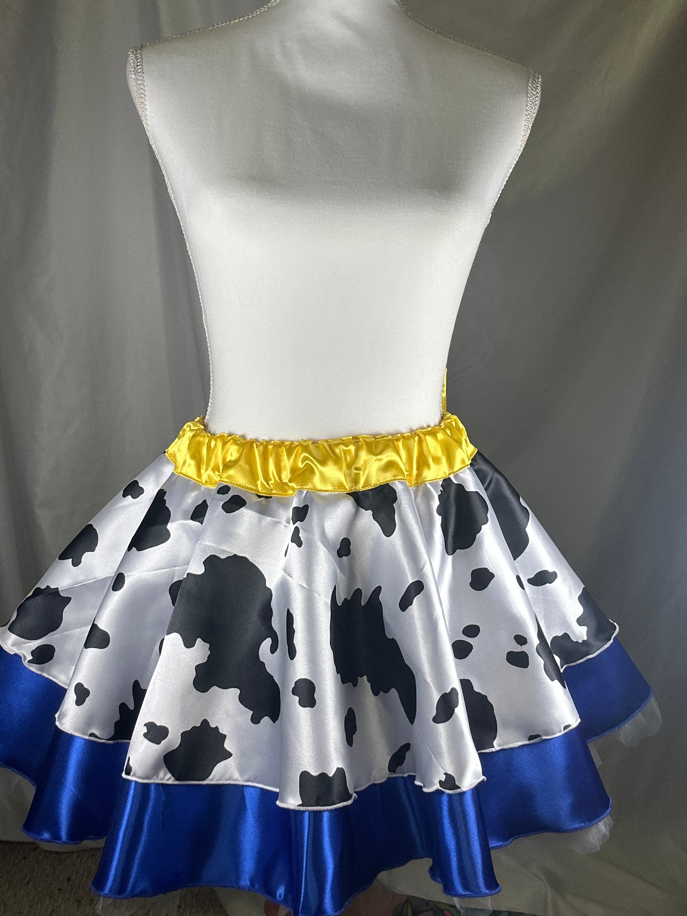 Cowgirl Tutu Skirt for Women | Jessie Toy Story Inspired Outfit | Disney Running Skirt | Western Race Outfit | Workout Skirt