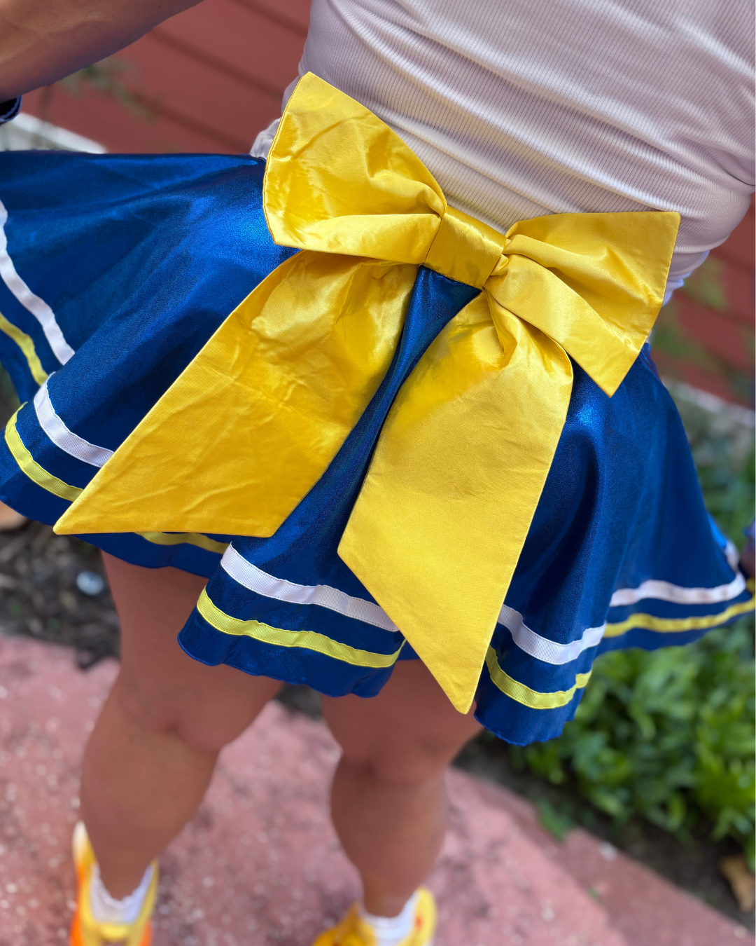 Second the Best Sparkly Royal Blue Donald Inspired Everyday Runner Skirt