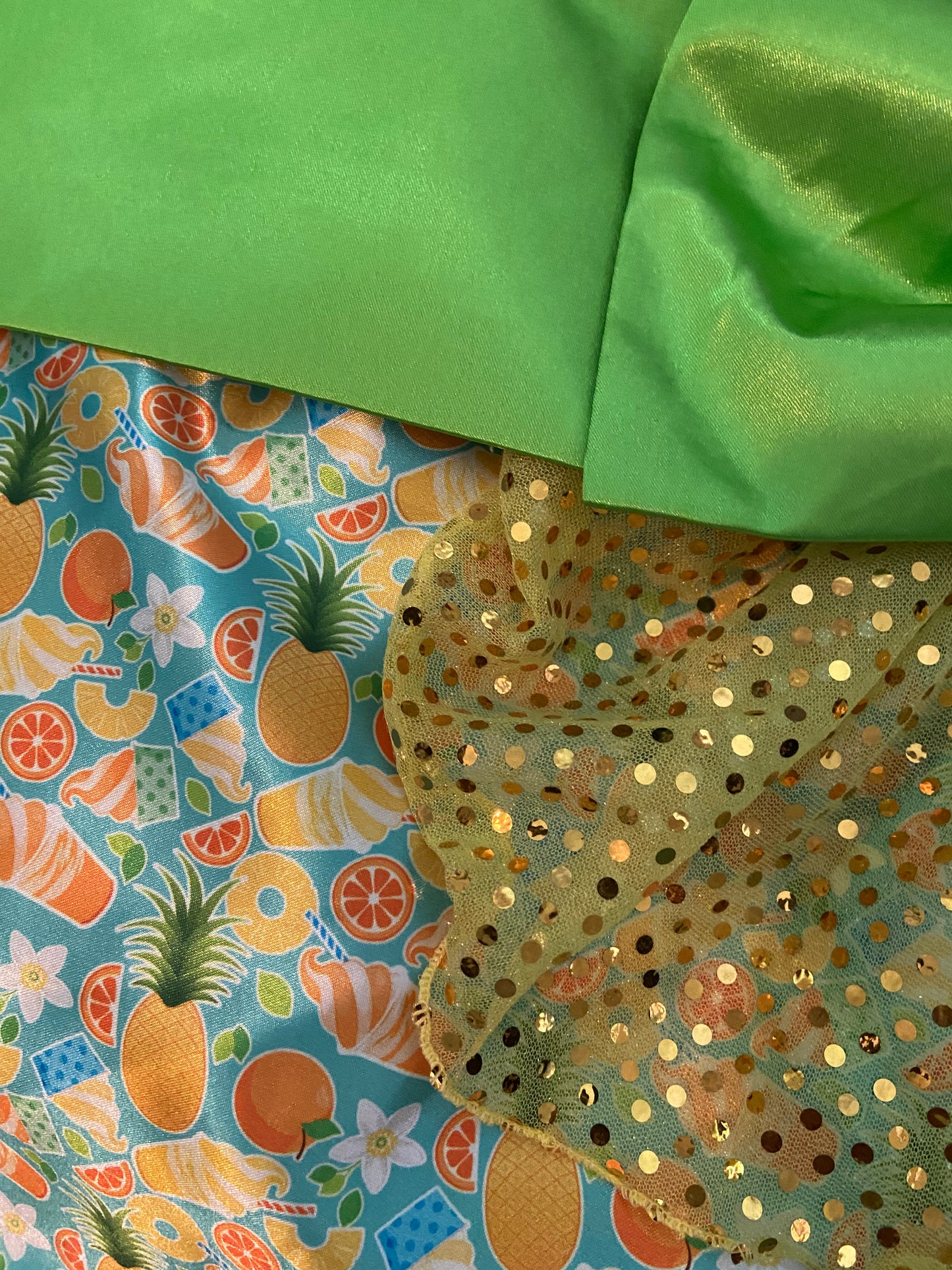 PREORDER / Pineapple Swirl Girl Tutu Running Skirt