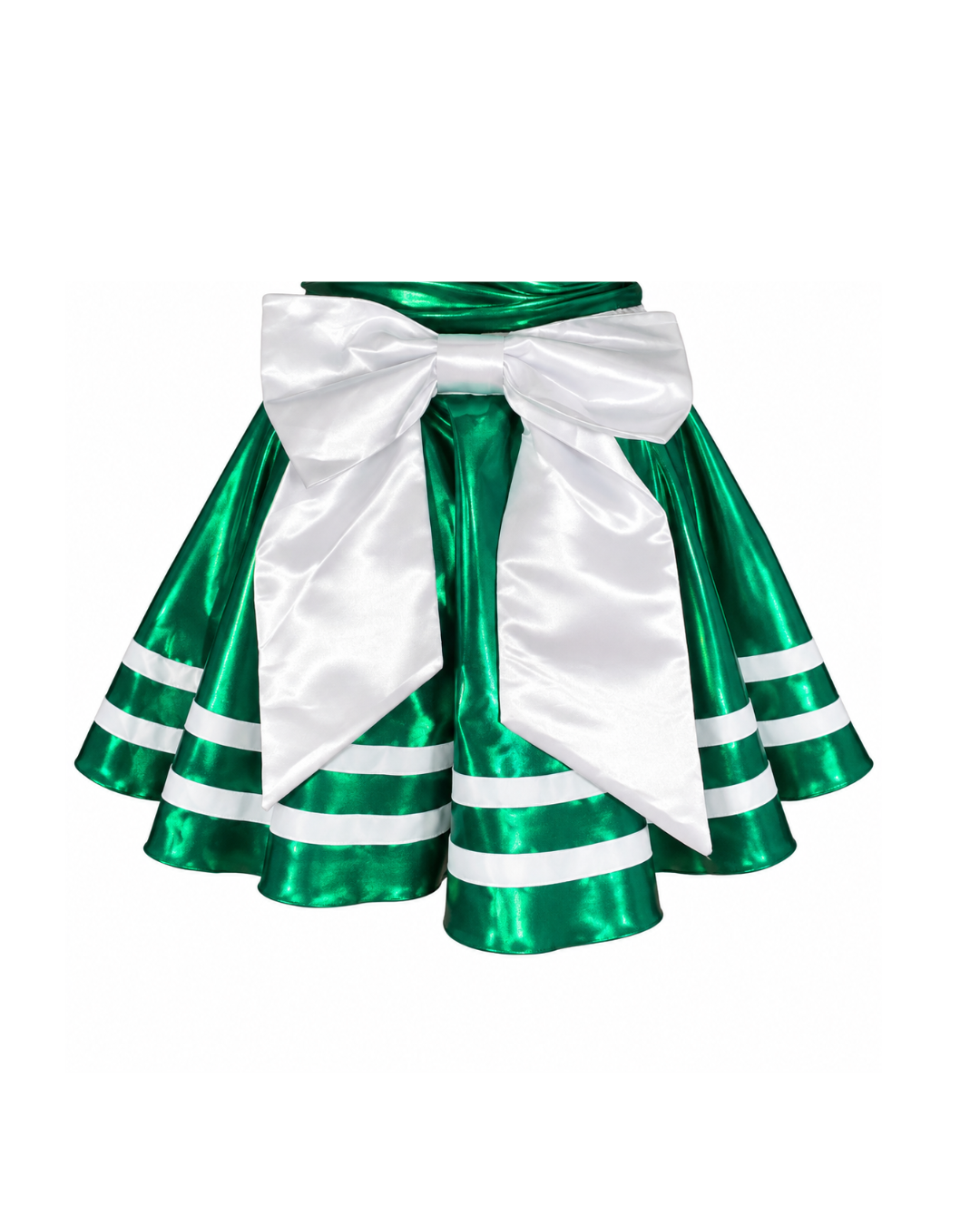 PREORDER - Merry and Bright Green Everyday Running Skirt For Holiday Races and More