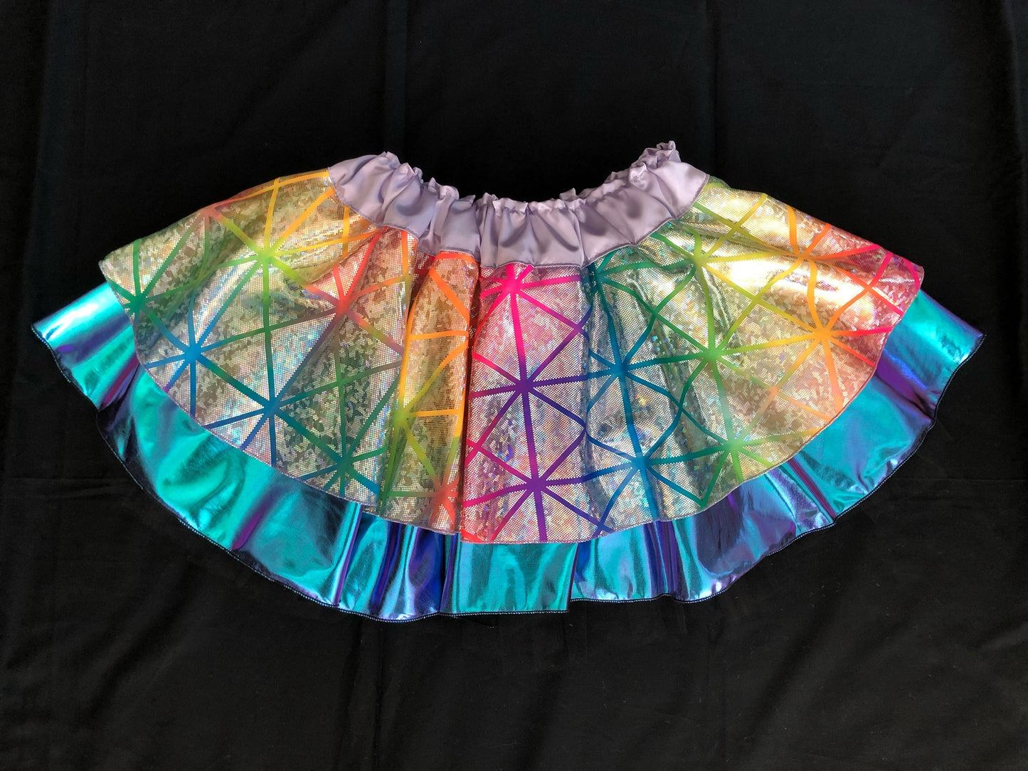 Rainbow Connected Tutu Running Skirt Inspired by EPCOT