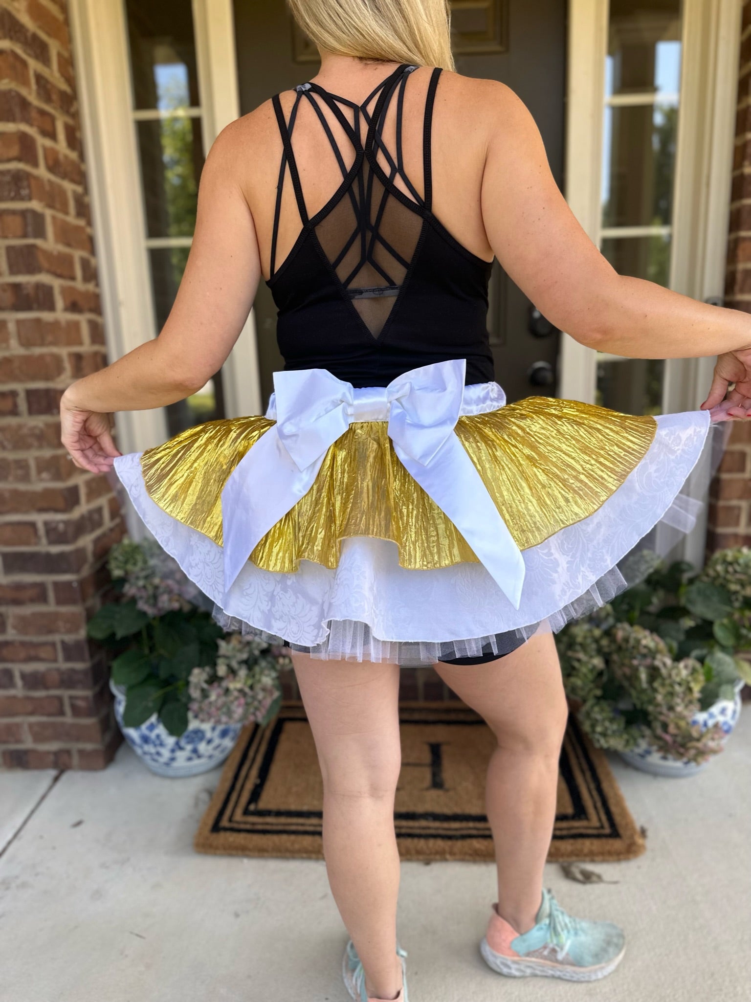 Glitter running outlet skirt