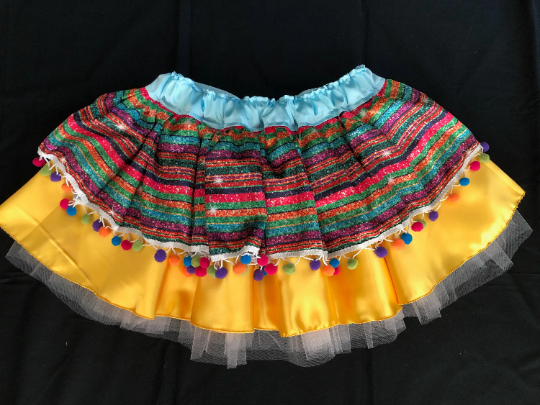 FINAL FEW! Una Corredora Loca Butt Bow Running Skirt Inspired by Coco