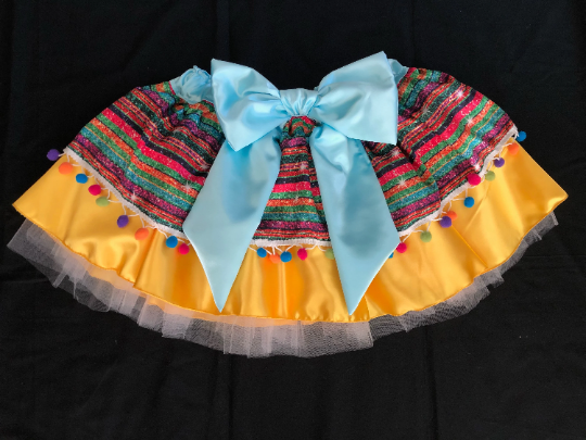 FINAL FEW! Una Corredora Loca Butt Bow Running Skirt Inspired by Coco
