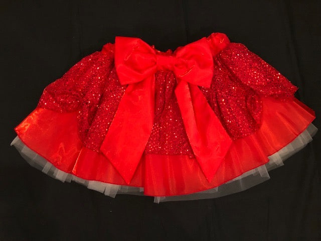 Rudolph Red Tutu Running Skirt