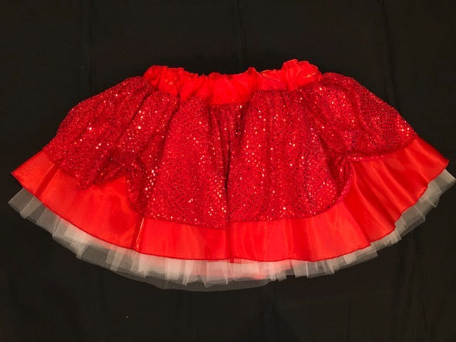 Rudolph Red Tutu Running Skirt