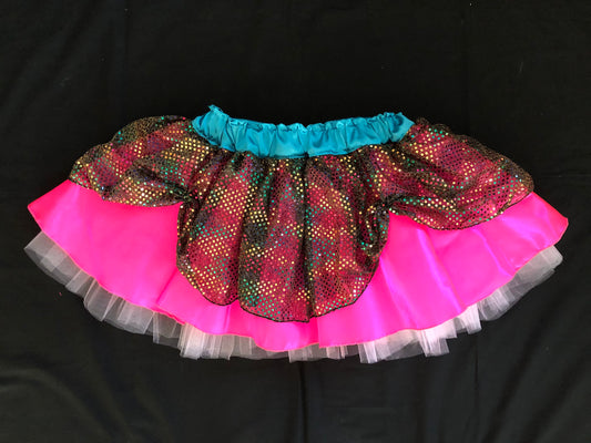 Rainbow Princess Running Tutu Skirt